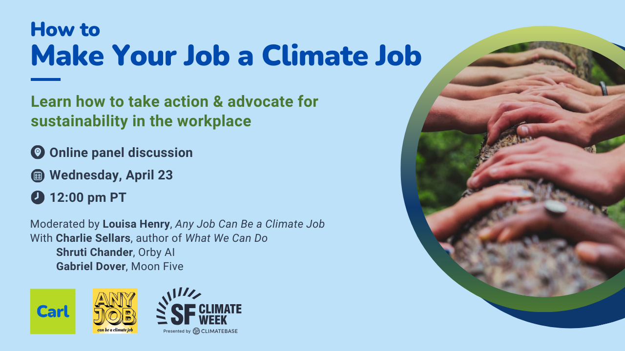 👋SF Climate Week: Continue the conversation